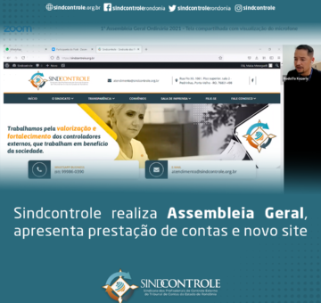 Sindcontrole realiza Assembleia Geral e apresenta prestação de contas