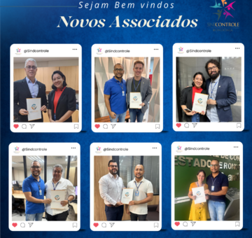 O presidente do sindcontrole Ercildo Araújo recepciona os novos associados!