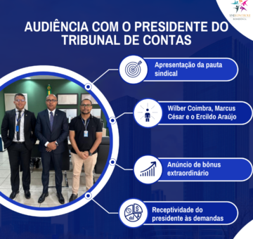 Audiência com o presidente do Tribunal de Contas