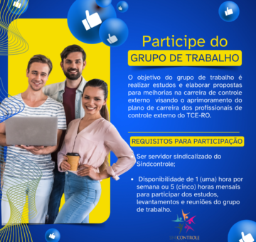 Participe do Grupo de Trabalho