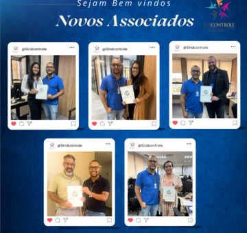 O presidente do sindcontrole Ercildo Araújo recepciona os novos associados!